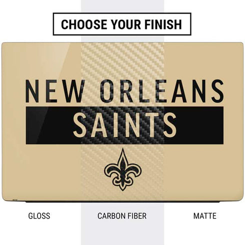 NFL New Orleans Saints Gold Performance Series Dell Vostro Skin